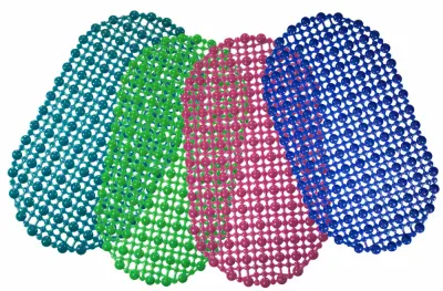 Коврик в ванную на присосках Комфорт 65х36см овал. ПВХ 6922, , шт в интернет-магазине Патент24.рф