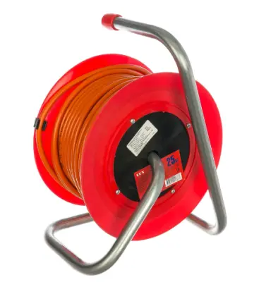 Удлинитель силовой на катушке LUX К4-Е-25 ПВС 3х1,5 25м 4 роз. с з/к, , шт в интернет-магазине Патент24.рф