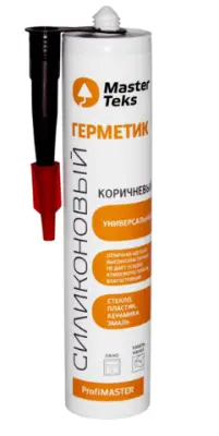 Герметик PROFIMASTER силикон. универсал. коричневый 290мл Masterteks, , шт в интернет-магазине Патент24.рф
