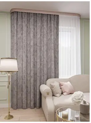 Портьера Матрица 150х260 пепел розы ГП, , шт в интернет-магазине Патент24.рф