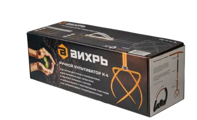 Культиватор ручной К-4 Вихрь, , шт в интернет-магазине Патент24.рф
