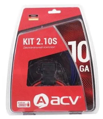 Комплект установочный ACV KIT 2.10SL 10AWG/АТС 30А, , компл в интернет-магазине Патент24.рф
