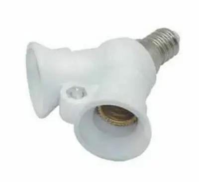 Переходник Ecola с цоколя Е14 на 2хЕ14 F4T24WEAY, , шт в интернет-магазине Патент24.рф