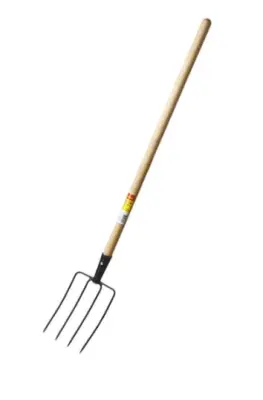 Вилы навозные GRINDA 180х300х1330мм , 4-х рогие, с дерев.черенком, , шт в интернет-магазине Патент24.рф