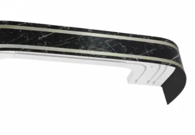 Карниз МАРМАРОС с поворотами 2,4м неро, , шт в интернет-магазине Патент24.рф Карниз МАРМАРОС с поворотами 2,4м неро, , шт в интернет-магазине Патент24.рф