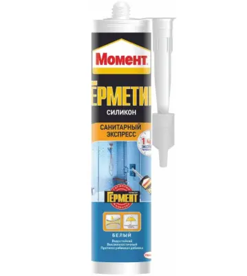 Герметик МОМЕНТ Экспресс силикон санитарный белый 280 мл, , шт в интернет-магазине Патент24.рф Герметик МОМЕНТ Экспресс силикон санитарный белый 280 мл, , шт в интернет-магазине Патент24.рф
