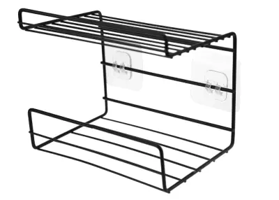 Полка мет/окраш прямоуг. 2-х ярус "Лофт" 17,5х12,5х15,5см , , шт в интернет-магазине Патент24.рф