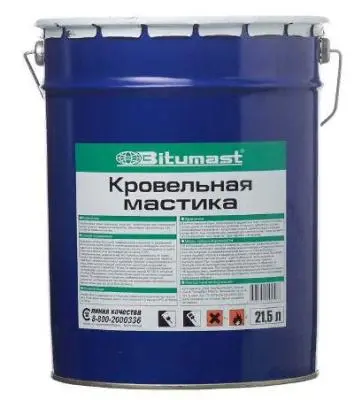 Мастика Bitumast кровельная 1,8кг-2л. , , шт в интернет-магазине Патент24.рф