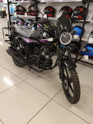 Мопед VMC NOVA RS CM48Q 48см3 серия R1250 черный/фиолетовый, , шт в интернет-магазине Патент24.рф