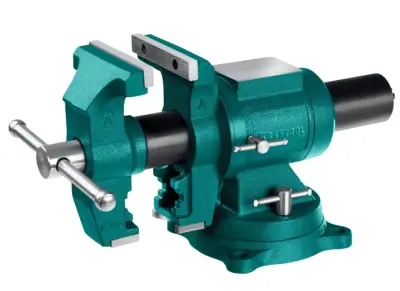 Тиски слесарные чугунные 125мм KRAFTOOL 3D, , шт в интернет-магазине Патент24.рф