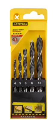 Набор сверл по дереву 5 шт. 2942-Н5, , шт в интернет-магазине Патент24.рф Набор сверл по дереву 5 шт. 2942-Н5, , шт в интернет-магазине Патент24.рф