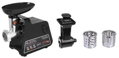 Мясорубка Redmond RMG-1241-6 1340Вт, овощерезка, черный в интернет-магазине Патент24.рф