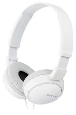 Наушники Sony MDR-ZX110APW белые в интернет-магазине Патент24.рф