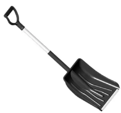 Лопата Авто-Витязь 280х370мм с алюм/планкой металл/черенок в сборе черный, , шт в интернет-магазине Патент24.рф