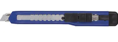 Нож технический 9мм усиленный пластиковый, , шт в интернет-магазине Патент24.рф