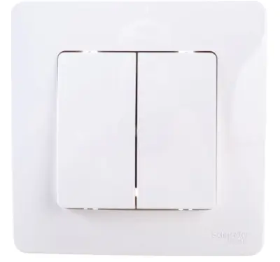 Выключатель Blanca 2кл. с/у (сх.5) 10А 250В белый, , шт в интернет-магазине Патент24.рф