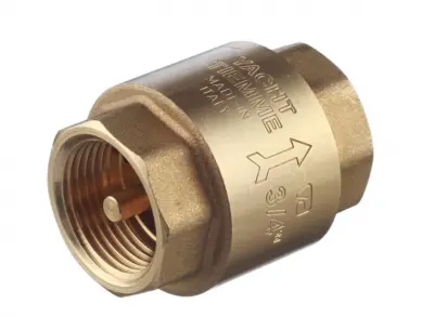 Клапан обратный 3/4" с латунным золотником (33963), , шт в интернет-магазине Патент24.рф