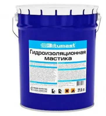 Мастика Bitumast гидроизоляционная 21,5кг , , шт в интернет-магазине Патент24.рф