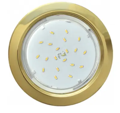 Светильник Ecola GX53 H4 Золото 38х106 FG53H4ECB, , шт в интернет-магазине Патент24.рф