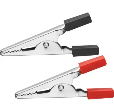 Зажим "крокодил" 5А 52мм красный (средний) 16-0004, , шт в интернет-магазине Патент24.рф