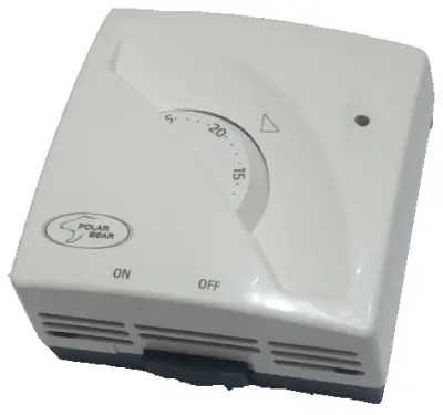 Термостат комнатный мех. Polar Bear с индикатором и переключ., , шт в интернет-магазине Патент24.рф