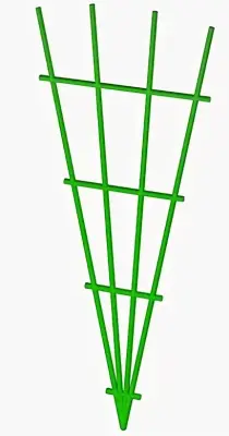 Шпалера мет/окр Веерная мини h1,50м шир 0,04-0,52м труба д1см, , шт в интернет-магазине Патент24.рф