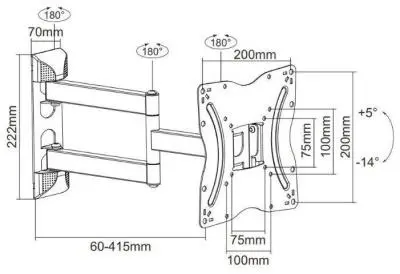 Кронштейн для ТВ ITech LCD532 в интернет-магазине Патент24.рф