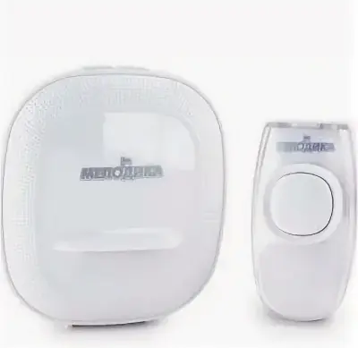 Звонок б/проводной на батар. Мелодика Б801,802 32мел, 8ур.гром-ти, , шт в интернет-магазине Патент24.рф