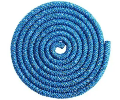 Скакалка гимнастическая синий золото люрекс 2,5м 150г 4446802, , шт в интернет-магазине Патент24.рф