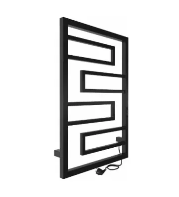 Полотенцесушитель Flavio (electro) 80/50 таймер, скр.монтаж.унив.подкл. R/L Черный муар Indigo, , шт в интернет-магазине Патент24.рф