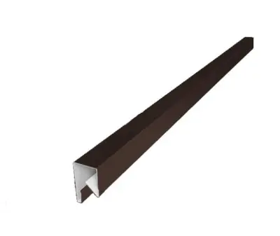 Заборная планка 22х22х2000 коричневая RAL8017, , шт в интернет-магазине Патент24.рф