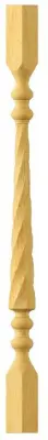 Балясина "Косичка" 50х50х90мм, , шт в интернет-магазине Патент24.рф