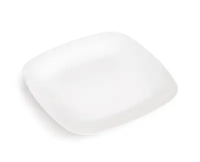 Тарелка пласт. Квадро плоская 220х220х20мм М-8043, , шт в интернет-магазине Патент24.рф