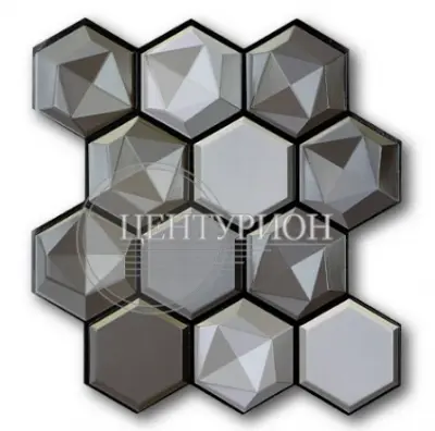 Панель самокл. 28х30 "Соты кристалл" 3D, , шт в интернет-магазине Патент24.рф