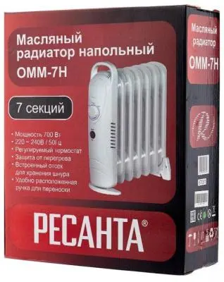 Радиатор масляный радиатор масляный ресанта омм-7н (0,7квт) в интернет-магазине Патент24.рф Радиатор масляный радиатор масляный ресанта омм-7н (0,7квт) в интернет-магазине Патент24.рф