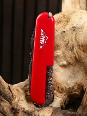 Нож швейцарский "Мастер К" 11в1, красный, , шт в интернет-магазине Патент24.рф