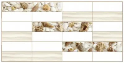 Декор. панель ПВХ 955х480мм Плитка Песчаный берег, , шт в интернет-магазине Патент24.рф