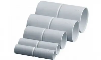 Муфта соединит. для трубы 20 мм (пластик, прямая), , шт в интернет-магазине Патент24.рф