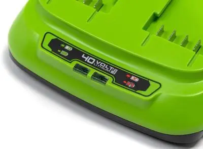 Зарядное устройство быстрое Greenworks G40UC8 40В на 2 аккум., , шт в интернет-магазине Патент24.рф Зарядное устройство быстрое Greenworks G40UC8 40В на 2 аккум., , шт в интернет-магазине Патент24.рф