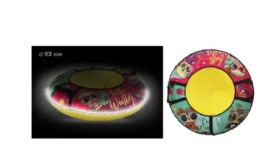 Санки надувные Ватрушка 93 см ПВХ/Oxford, принт "RAPID", с LED подсветкой , , шт в интернет-магазине Патент24.рф