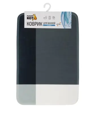 Коврик д/ванной 40х60см с принтом " Cubes", , шт в интернет-магазине Патент24.рф