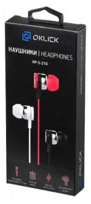 Наушники Oklick HP-S-210 белый в интернет-магазине Патент24.рф