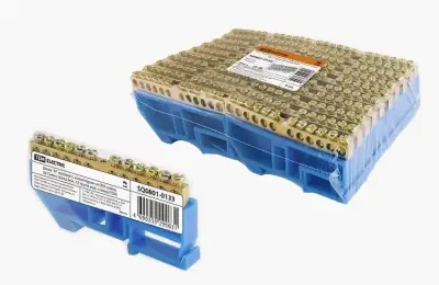 Шина нулевая на DIN - рейку в асс-менте, , шт в интернет-магазине Патент24.рф