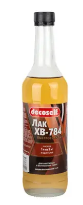 Лак ПУФАС Decoself ХВ784 бук 0,5л , , шт в интернет-магазине Патент24.рф