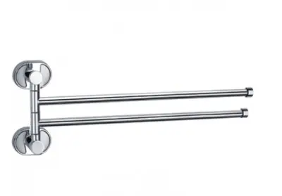 Вешалка LEDEME 2-я д/полотенца поворотная L1912, , шт в интернет-магазине Патент24.рф