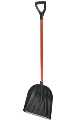 Лопата д/снега пл "Мороз" 41,5х41см с/чер/ал ал/планк пл/руч-V тулейка д32мм, , шт в интернет-магазине Патент24.рф