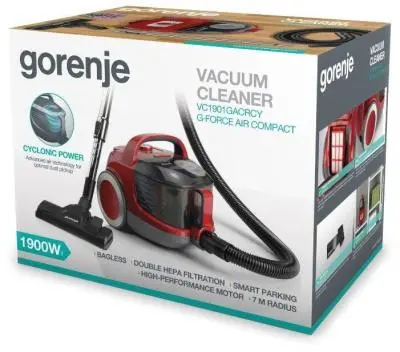 Пылесос пылесос gorenje vc1901gacrcy в интернет-магазине Патент24.рф
