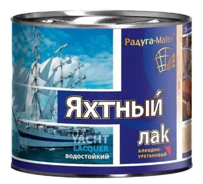 Лак РАДУГАМАЛЕР яхтный глянц. б/цв. 1,9л, , шт в интернет-магазине Патент24.рф