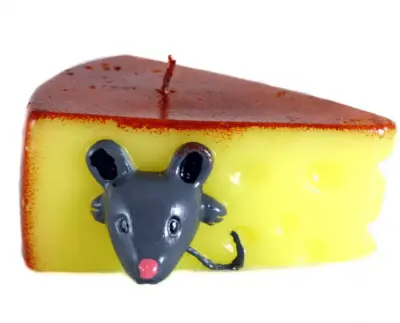 Свеча парафиновая "Мышка в сыре", 10,2х7,5см, 396-511, , шт в интернет-магазине Патент24.рф