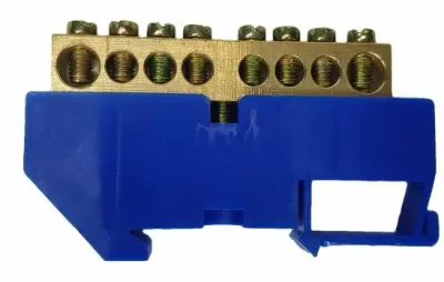 Шина нулевая Navigator на DIN-рейку 6х9мм 8отв. , , шт в интернет-магазине Патент24.рф